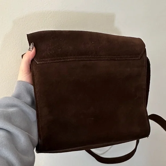 Vintage Suede Ralph Lauren Messenger Bag - Picture 6 of 9